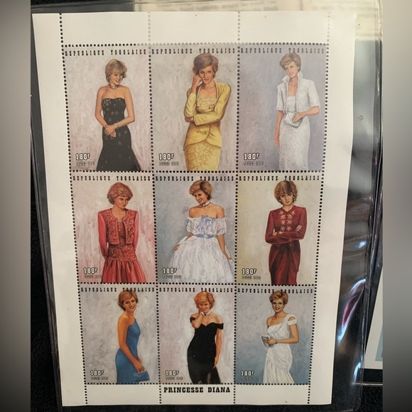 Princess Diana 1997 International Collectors Society USPS Stamps - Picture 3 of 6